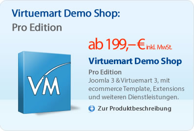 Virtuemart Demo Shop - Pro Edition